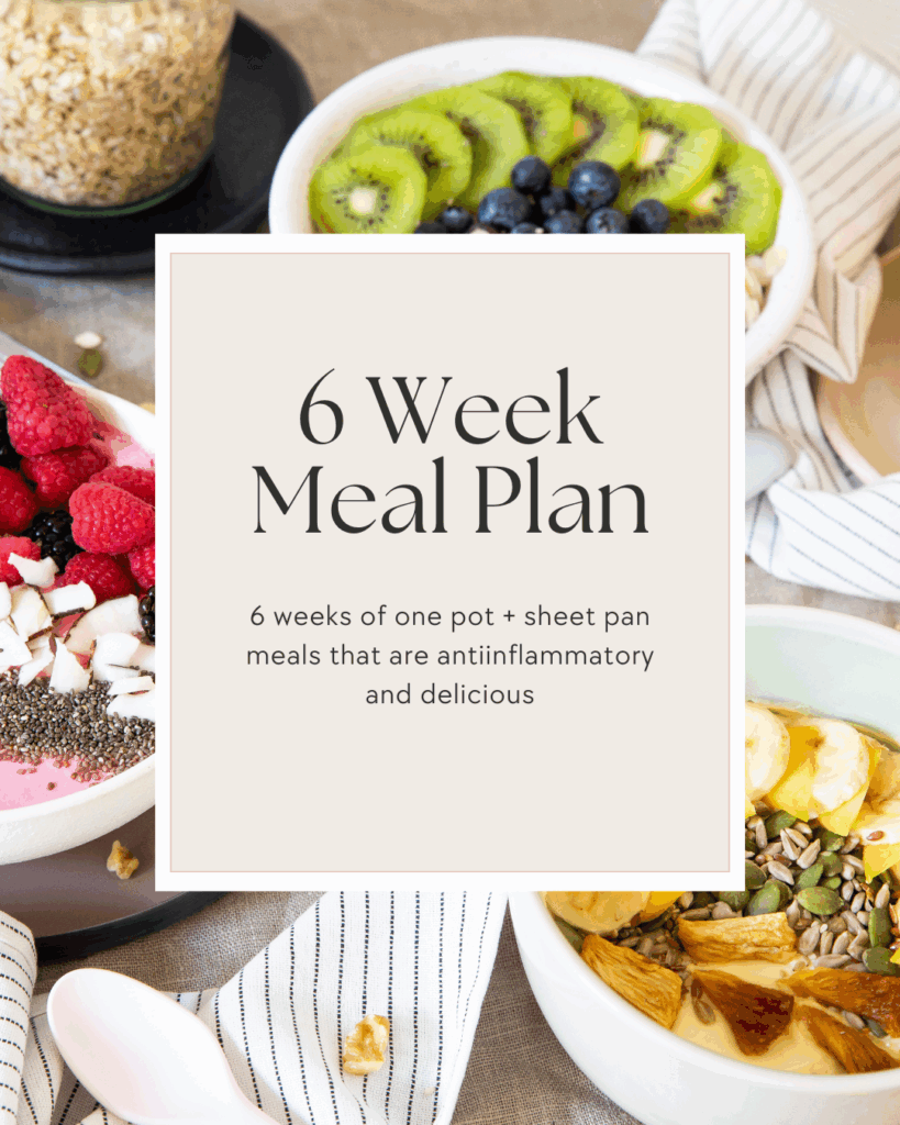 6 Week Anti-Inflammatory Meal Plan
